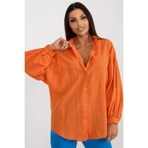 Factory Price Oversize košile Giulia oranžová Velikost: M