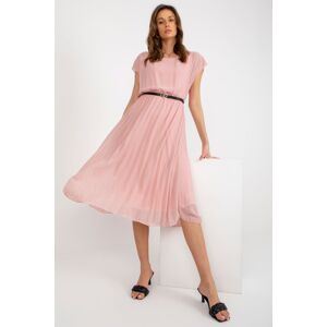 ItModa Plisované šaty Denny světle růžové Velikost: UNI