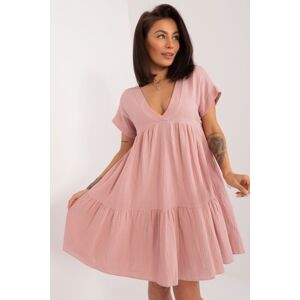 ItModa Mušelínové šaty Alexis růžové Velikost: UNI