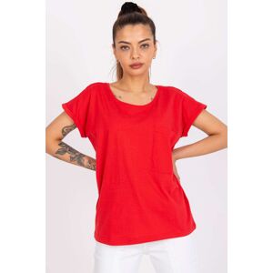 FPrice Basic triko s kapsou červené Velikost: M
