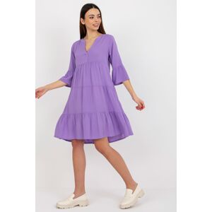 Sublevel Letní šaty Eike fialové Velikost: XL