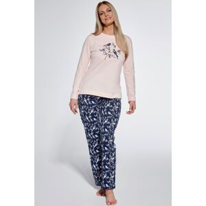 Dámské pyžamo Cornette Birdie - bavlna Růžová XL