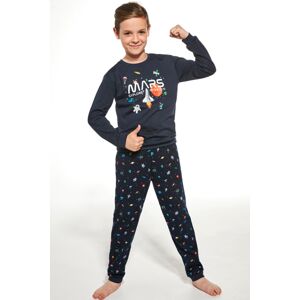 Chlapecké pyžamo Cornette Mars - bavlna Tmavě modrá 116