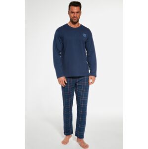 Pánské pyžamo Cornette Redwood 2 - bavlna Tmavě modrá XL