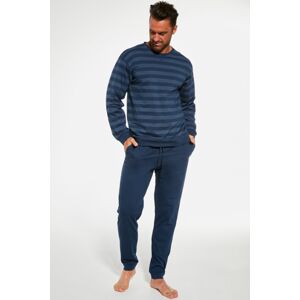 Pánské pyžamo Cornette Loose 11 - bavlna Tmavě modrá XL