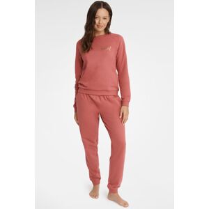 Dámské pyžamo Henderson 40937 Glam - bavlna Růžová XL