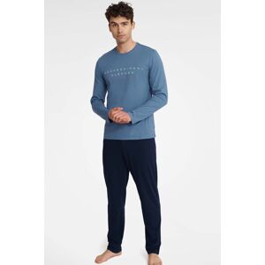 Pánské pyžamo Henderson 40963 Insure Modrá XL