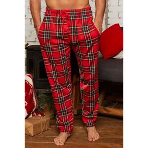 Pyžamové kalhoty Italian Fashion Narwik Červená XL