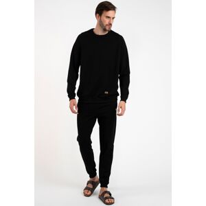 Pánský domácí komplet Italian Fashion Hektor - bavlna Černá XL