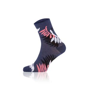 Dámské ponožky Italian Fashion S144D Aloe Tmavěmodrá-růžová 39-41