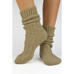 Pánské ponožky Noviti SW007 - Alpaka vlna Béžová 35-38