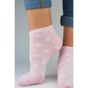 Dámské ponožky Noviti ST020 Světle růžová 35-38