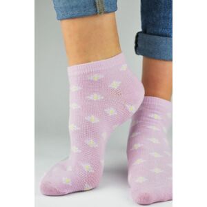 Dámské ponožky Noviti ST020 Světle fialová 35-38