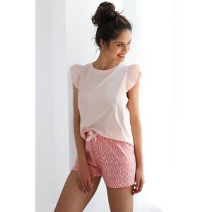 Dámské pyžamo Sensis Vittoria - bavlna Světle růžová XL