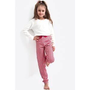 Dívčí pyžamo Sensis Perfect - bavlna Ecru 122-128