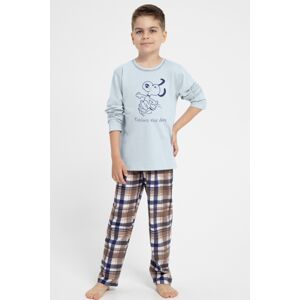 Chlapecké pyžamo Taro Parker - bavlna Světle modrá 92