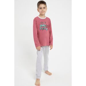 Chlapecké pyžamo Taro Sammy - bavlna Malinově červená 146