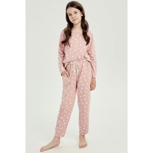 Dívčí pyžamo Taro Chloe/T - bavlna Růžová 152