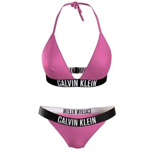 Dámské plavky Calvin Klein KW0KW02387 + KW0KW02392 L RůžováP