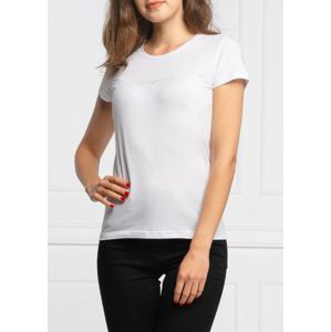 Dámské tričko Emporio Armani 163139 CC318 bílá XL Bílá