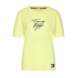 Dámské tričko Tommy Hilfiger UW0UW02262 XL Žlutá
