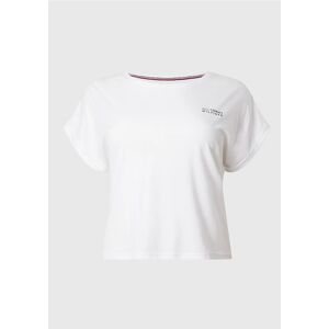 Dámské tričko Tommy Hilfiger UW0UW03632 M Bílá