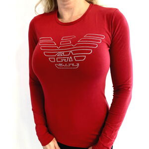 Dámské triko Emporio Armani 163229 0A232 Christmas Eagle červená