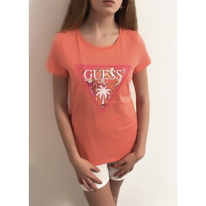 Dámské triko Guess E2GI02 růžové