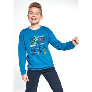 Dětské pyžamo Cornette 267/111 158/164 Modrá