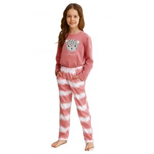 Dívčí pyžamo Taro 2587 Carla růžové