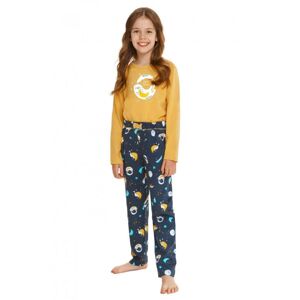 Dívčí pyžamo Taro 2615 Sarah žluté