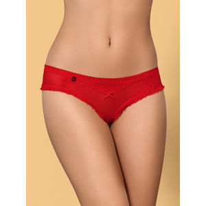 Kalhotky 827-PAN panties - Obsessive L/XL Červená