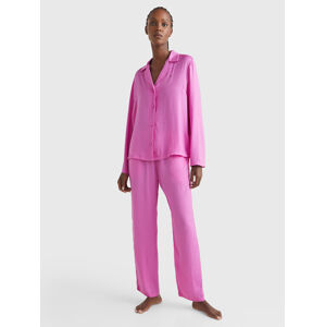 Luxusní dámské saténové pyžamo Tommy Hilfiger UW0UW03847