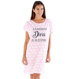 Noční košilka Fordville LN000757 Diva UNI Růžová