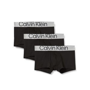 Pánské boxerky Calvin Klein NB3074 3 PACK M Černá