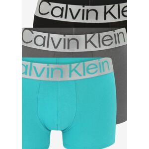 Pánské boxerky Calvin Klein NB3130 3 Pack M Černá
