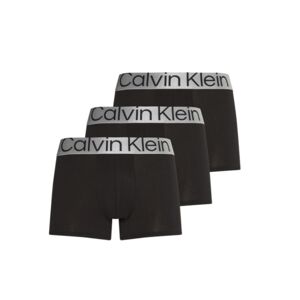 Pánské boxerky Calvin Klein NB3131 3pack XL Černá