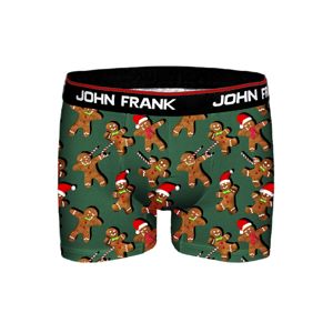 Pánské boxerky John Frank JFBD11 XL Zelená