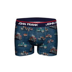 Pánské boxerky John Frank JFBD284 L Modrá