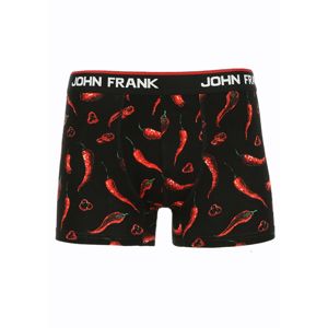 Pánské boxerky John Frank JFBD318 M Černá