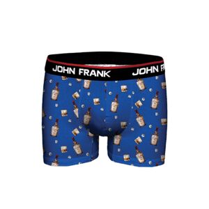 Pánské boxerky John Frank JFBD350 XL Modrá