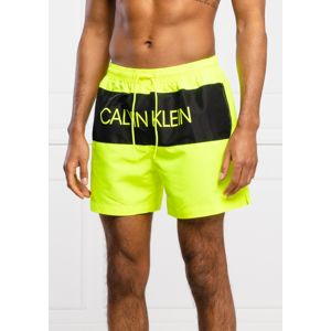 Pánské plavky Calvin Klein KM0KM00456 L Žlutá