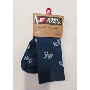 Pánské ponožky John Frank JFLSEF07 UNI Tm. modrá