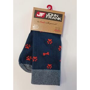 Pánské ponožky John Frank JFLSEF08 UNI Tm. modrá