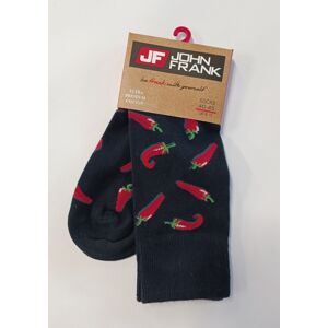Pánské ponožky John Frank JFLSFUN142 UNI Černá