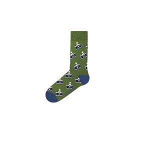 Pánské ponožky John Frank JFLSFUN81 UNI Zelená