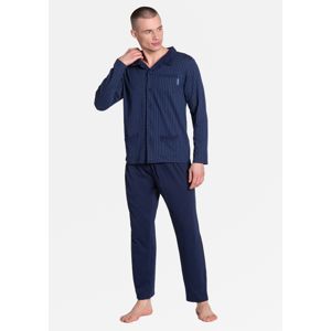 Pánské pyžamo Henderson 38363 L Tm. modrá
