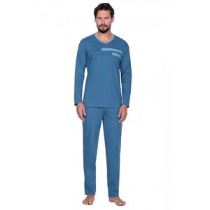 Pánské pyžamo Regina 430 L Modrá
