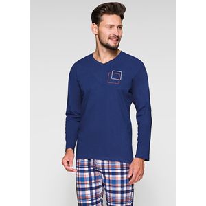 Pánské pyžamo Regina 573 M Tm. modrá