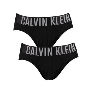 Pánské slipy Calvin Klein NB2601 2 PACK XL Černá